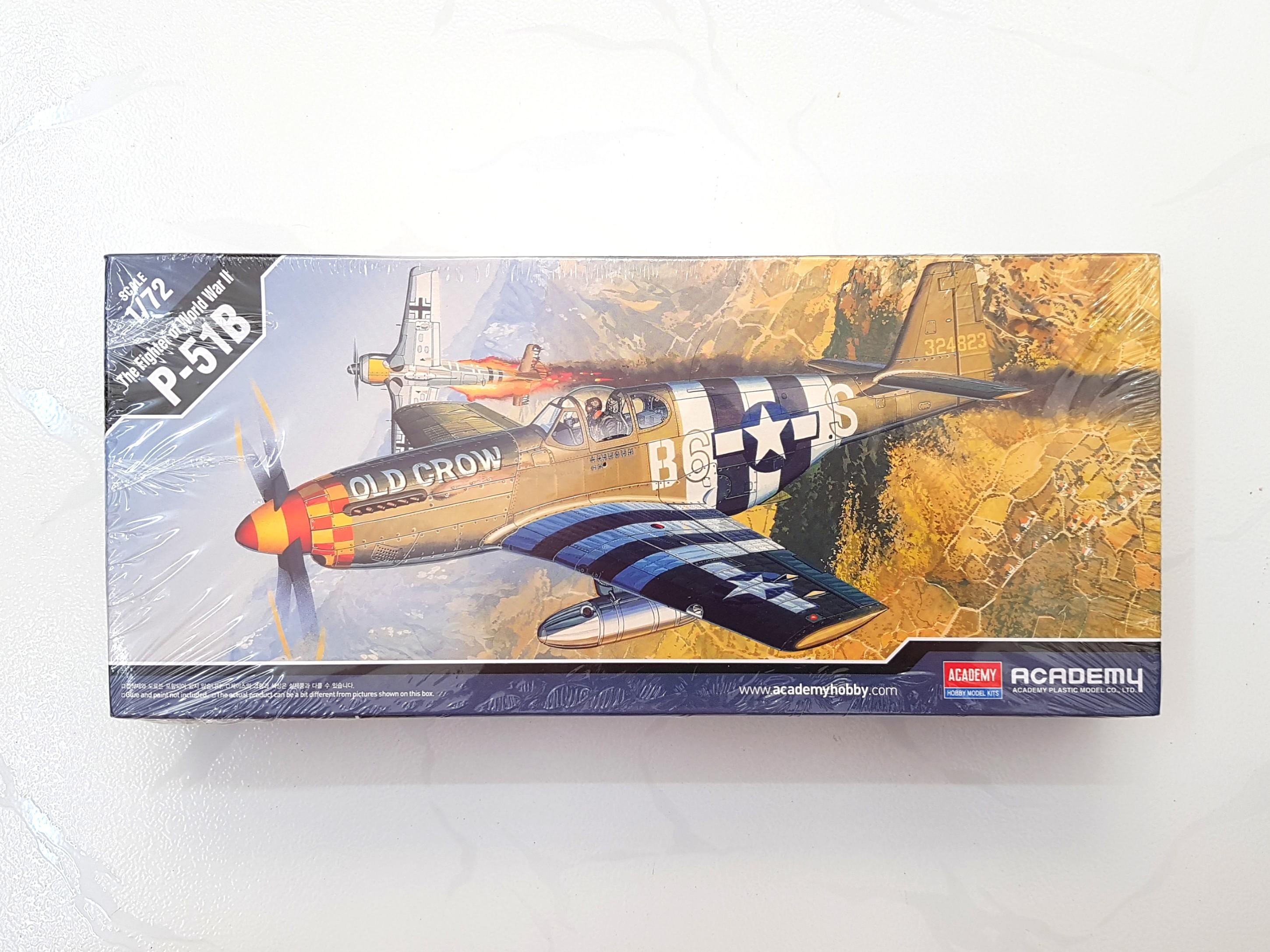 Academy 1/72 P-51B Mustang Old Crow # 12464 