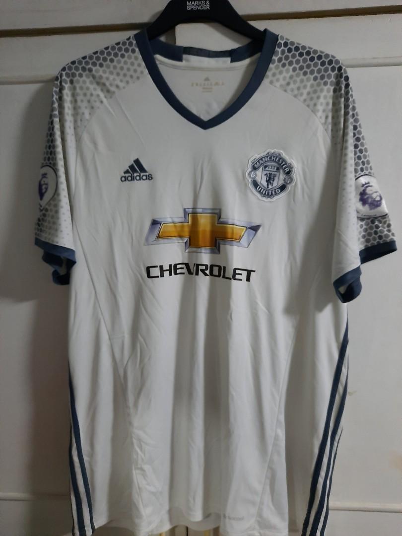 2016 Adidas Manchester United Football Soccer Third Kit Jersey Wayne Rooney 10 Xxl Sports Athletic Sports Clothing On Carousell