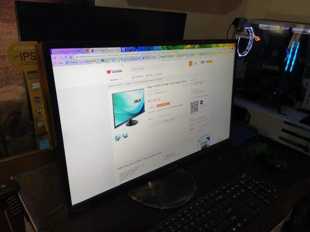 24 Inch Monitor Asus Ips Full Hd With Hdmi Electronics Computer Parts Accessories On Carousell