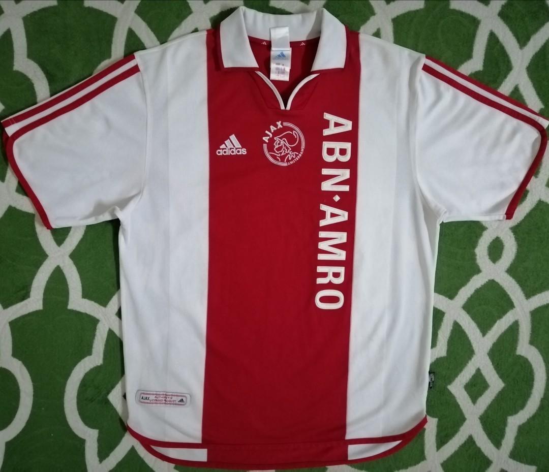 Adidas Ajax Home Jersey 00 01 Jersi, Men's Fashion, Tops & Sets