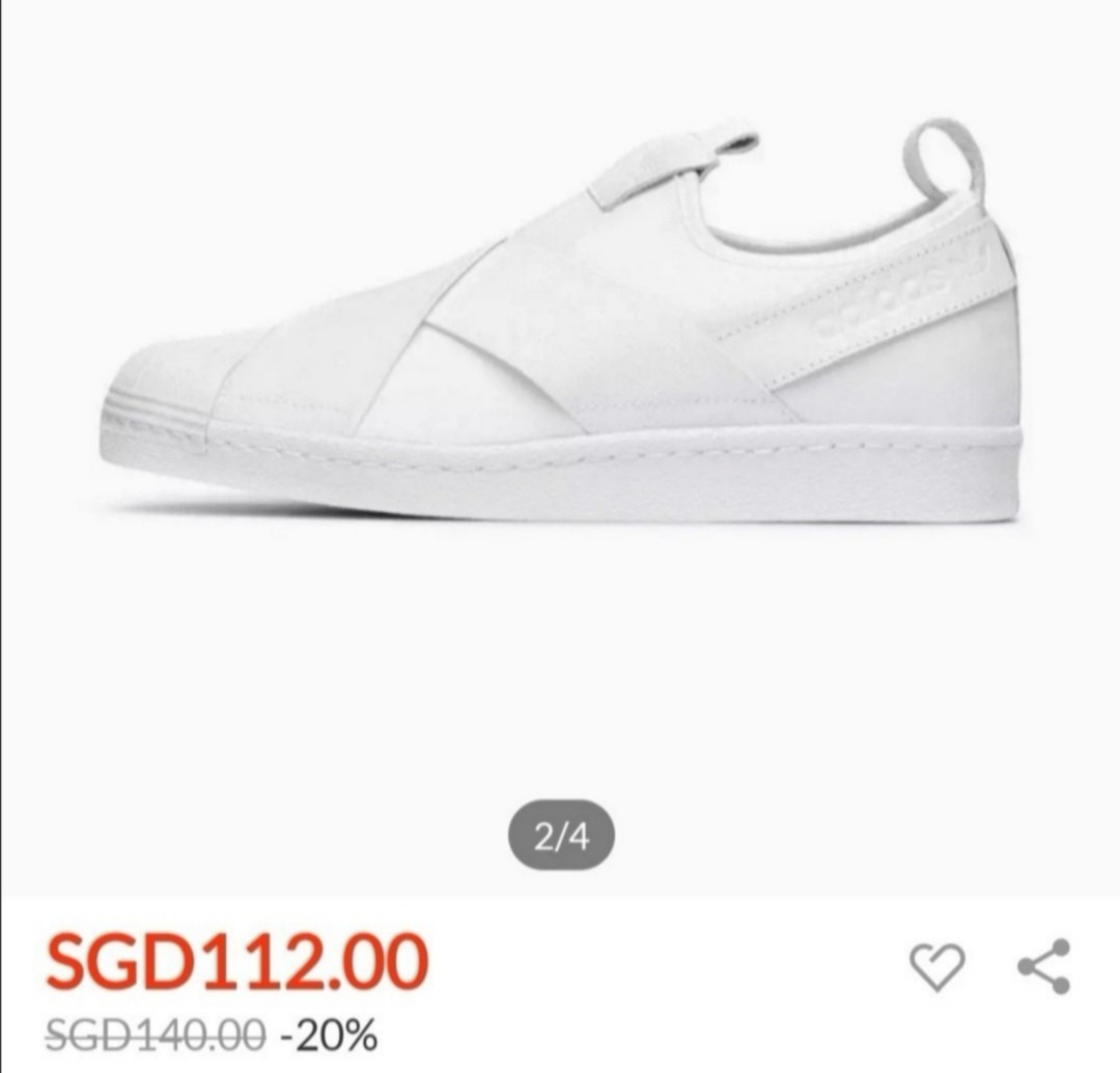 White superstar slip new arrivals on