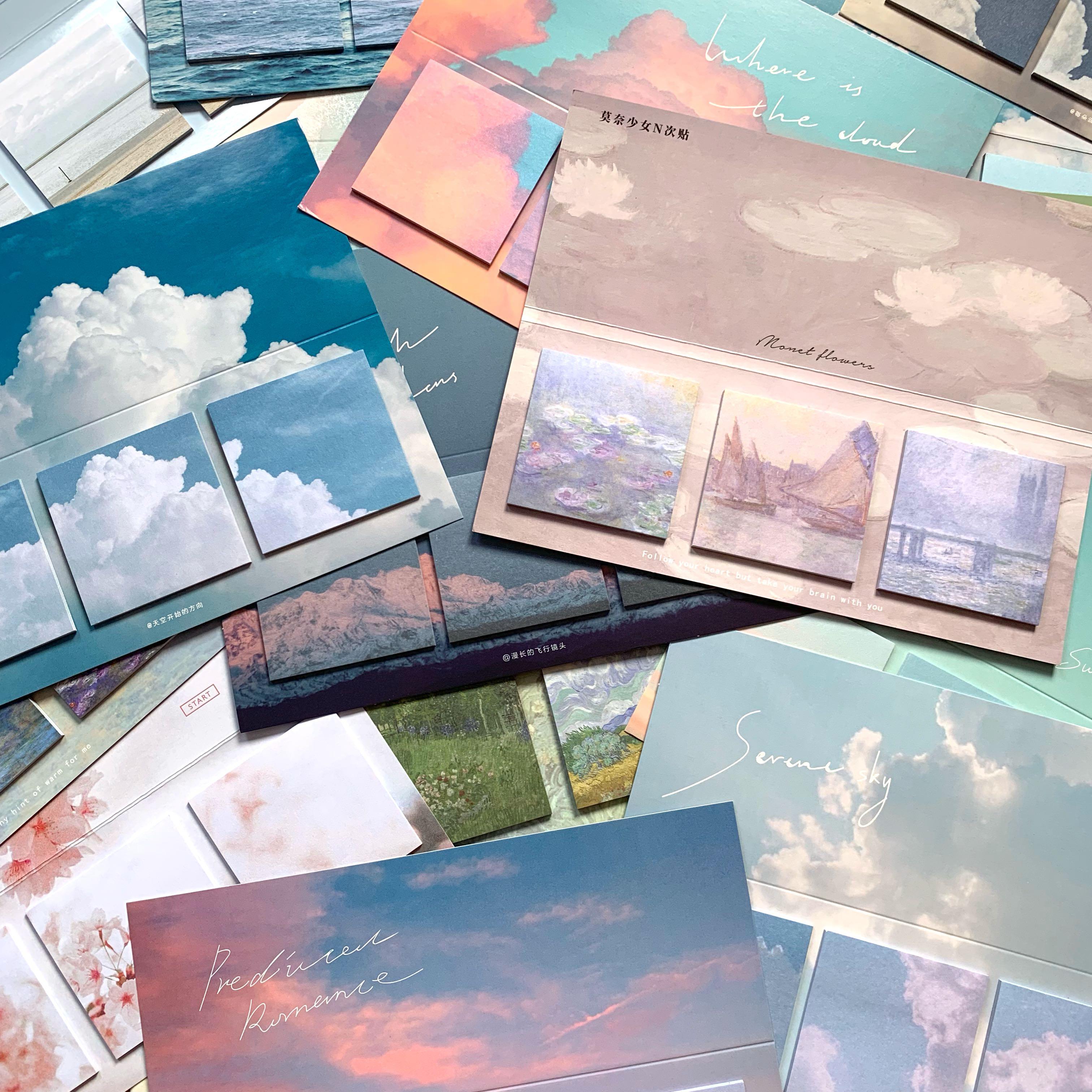 Aesthetic post it sticky notes set, Hobbies & Toys, Stationery & Craft