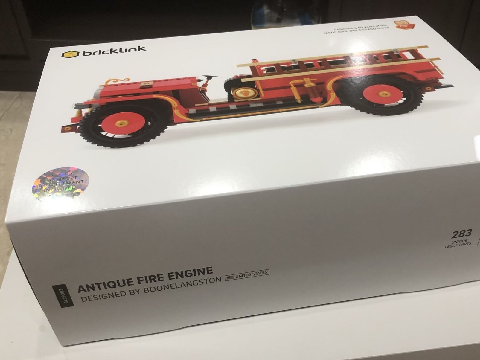 AFOL Antique Fire Engine Lego