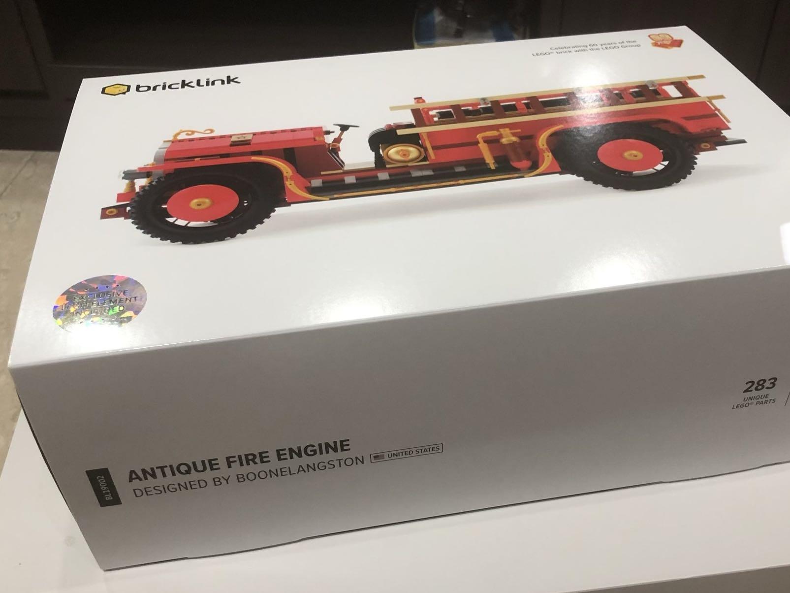 Lego antique fire engine sale
