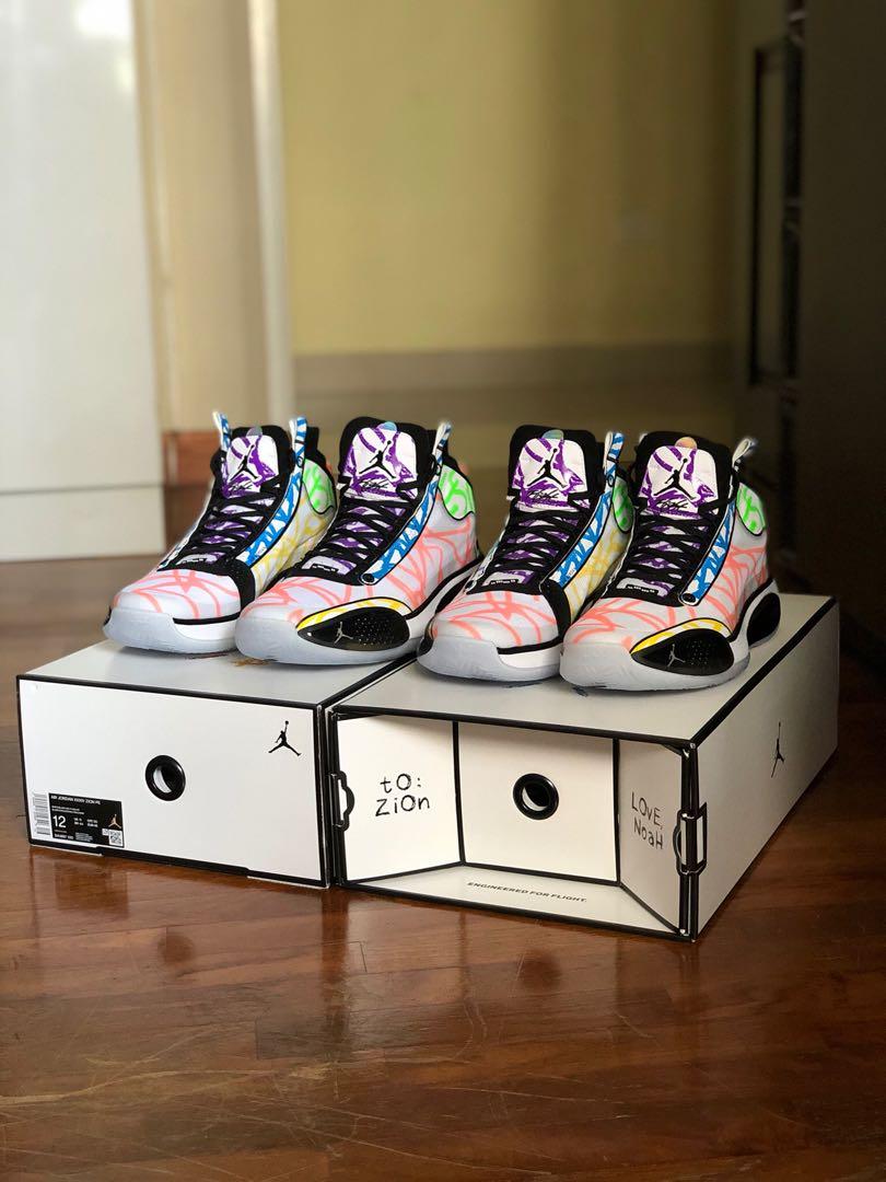 Air Jordan 34 Zion Pe Noah Men S Fashion Footwear Sneakers On Carousell Air Jordan 34 Zion Pe Noah Men S Fashion Footwear Sneakers On Carousell