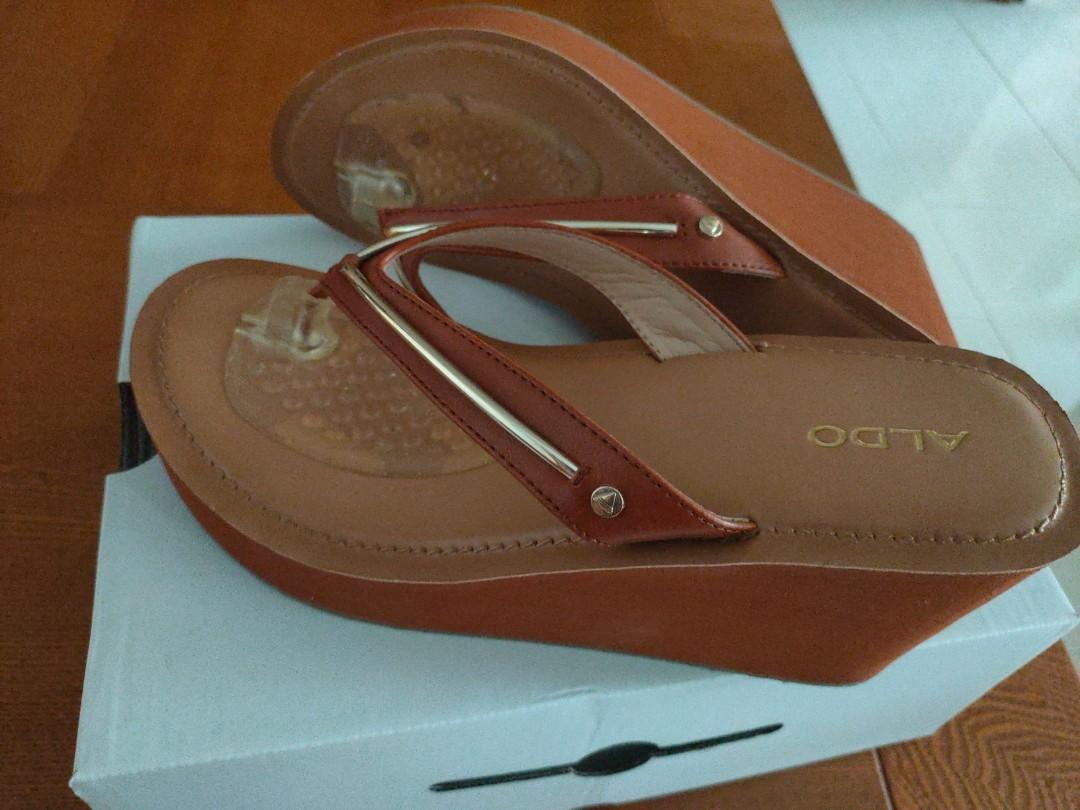 Aldo wedge flip flops best sale