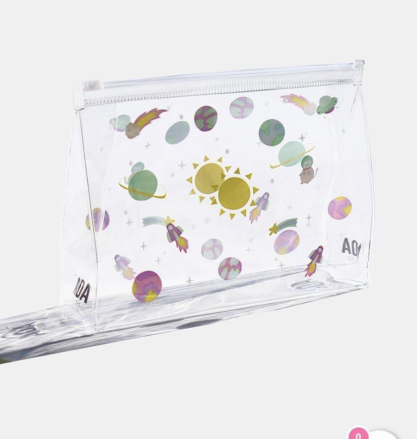 AOA clear makeup pouch - galaxy (Category: Makeup) located in Manila. Submitted by beisebastian (Listing ID 1025376823, Image 1). Description: .
