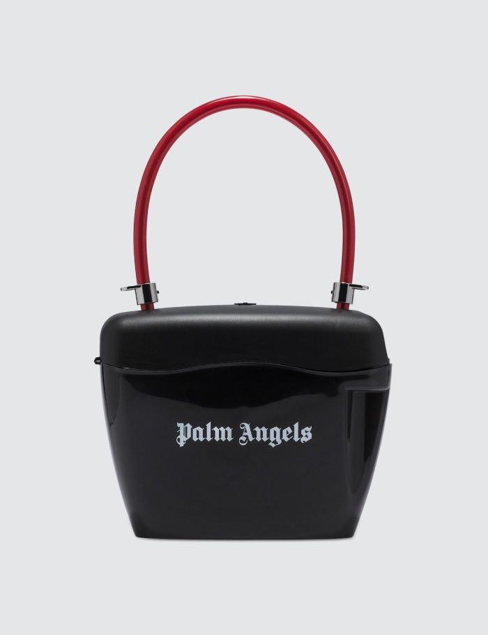 palm angels strap padlock bag