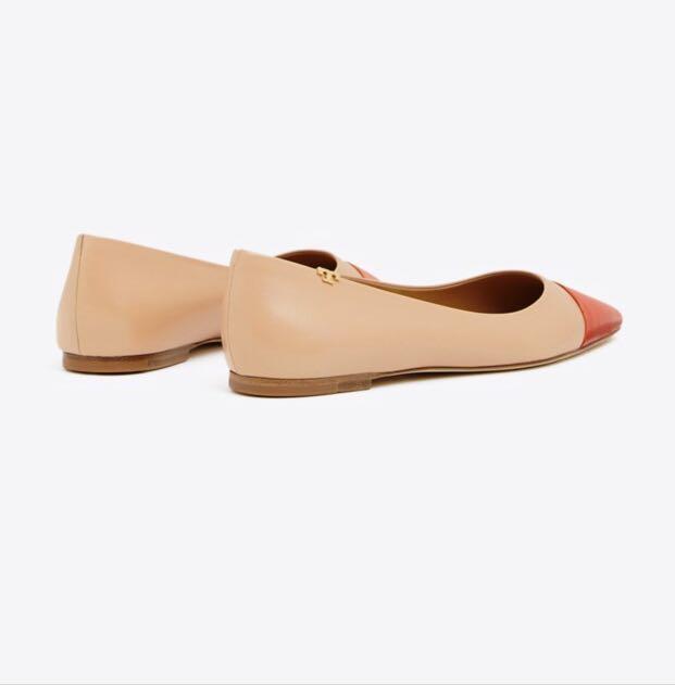 Penelope cap toe flat tory burch clearance