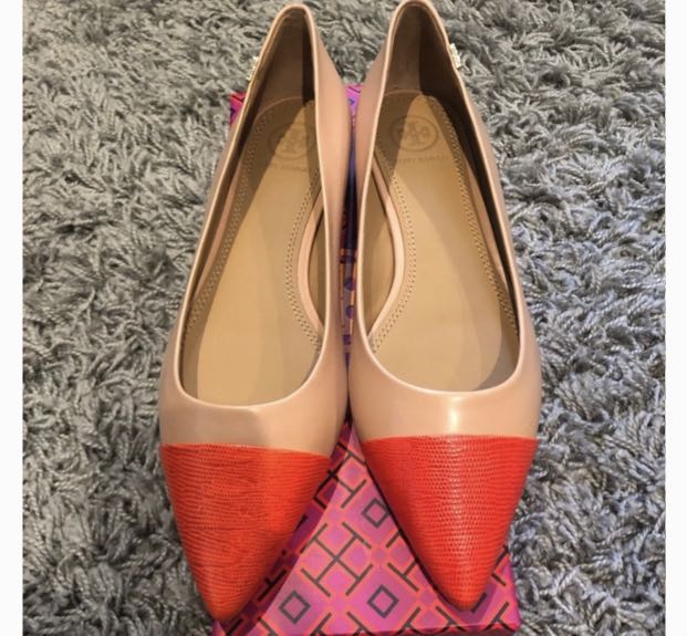 Penelope cap toe flat tory burch clearance