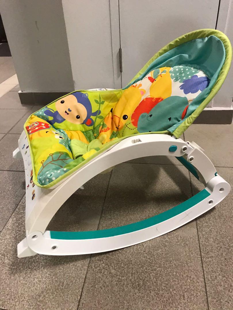 foldable baby rocker