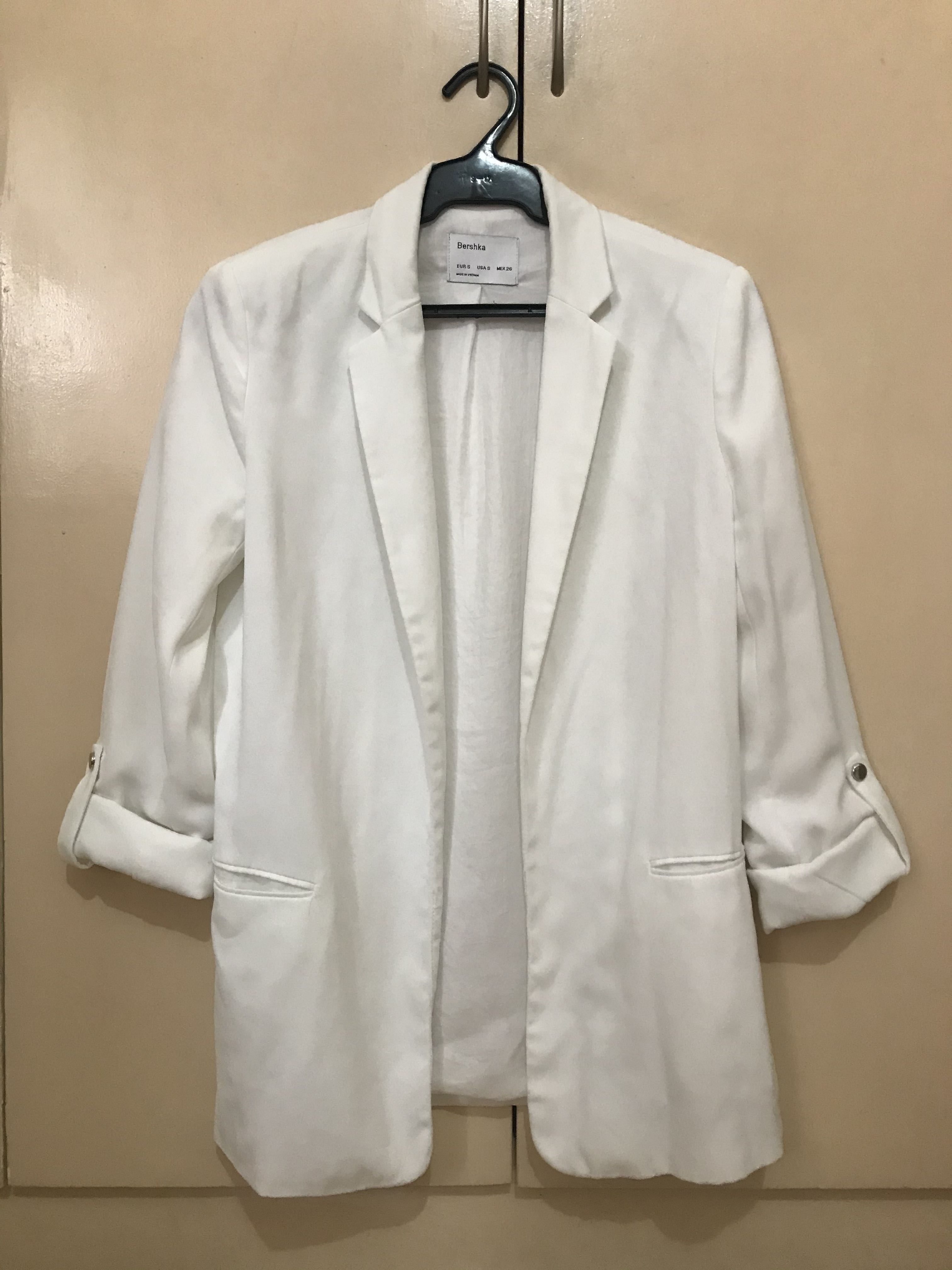 Bershka longline blazer top