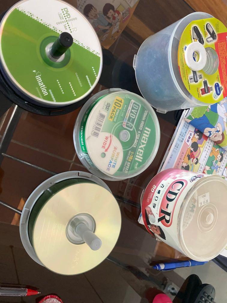 Blank CDs and DVDs, Hobbies & Toys, Music & Media, CDs & DVDs on Carousell