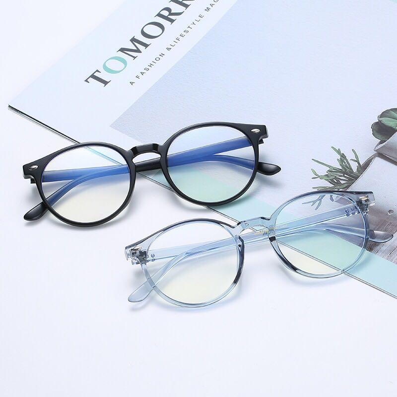 Ready Stock PC Glasses Anti Blue Light glasses for Adult PC lens Computer Lens Gaming Glasses Anti Blue light from Laptop TV PS Watch Iist Round