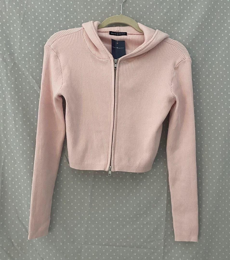 Brandy melville pink arden hoodie sales