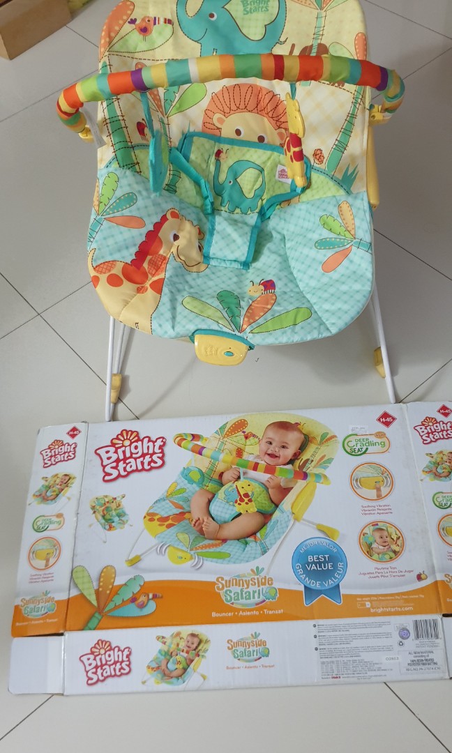 Bright starts sunnyside safari bouncer new arrivals