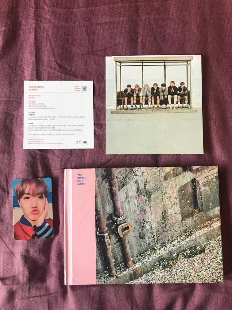 Bts You Never Walk Alone Pink Ver Album Hobbies Toys Collectibles Memorabilia K Wave On Carousell