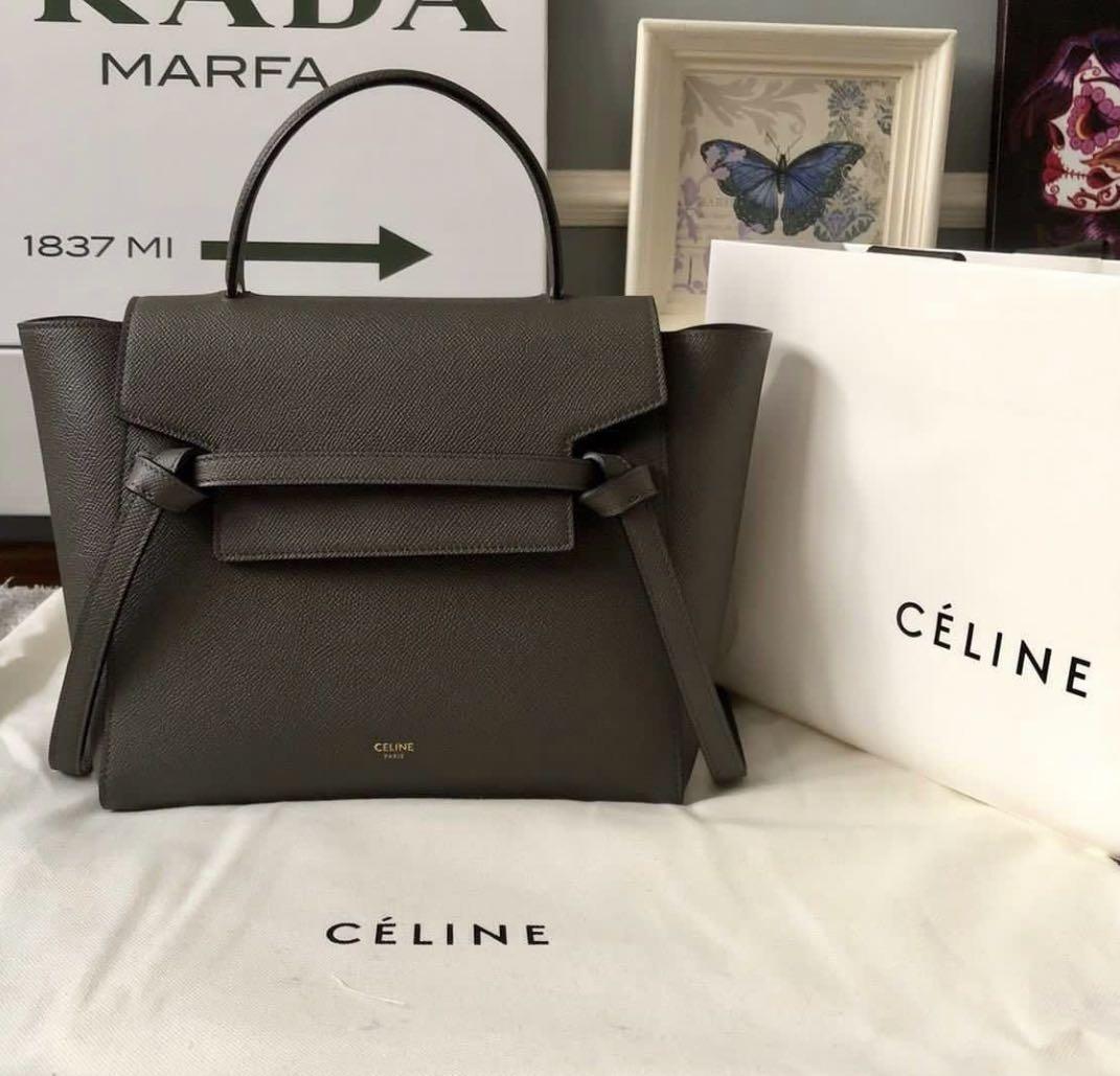 Celine belt bag (micro), Luxury, Bags & Wallets on Carousell