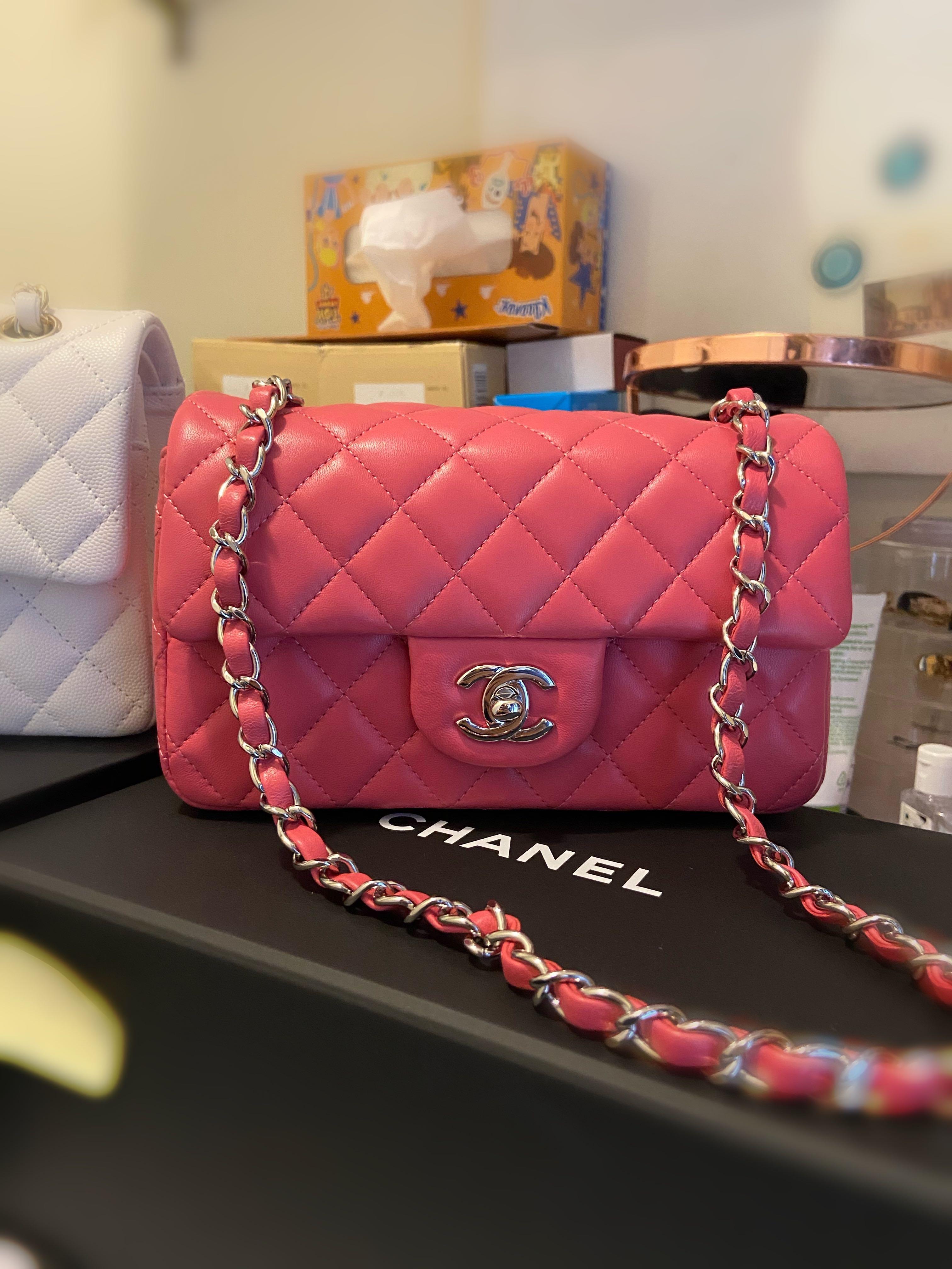 搬屋減價價chanel Cf Mini cm 女裝 女裝袋 銀包 Carousell