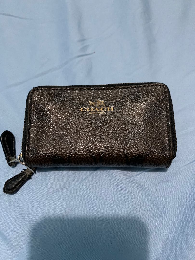 coach zip coin purse