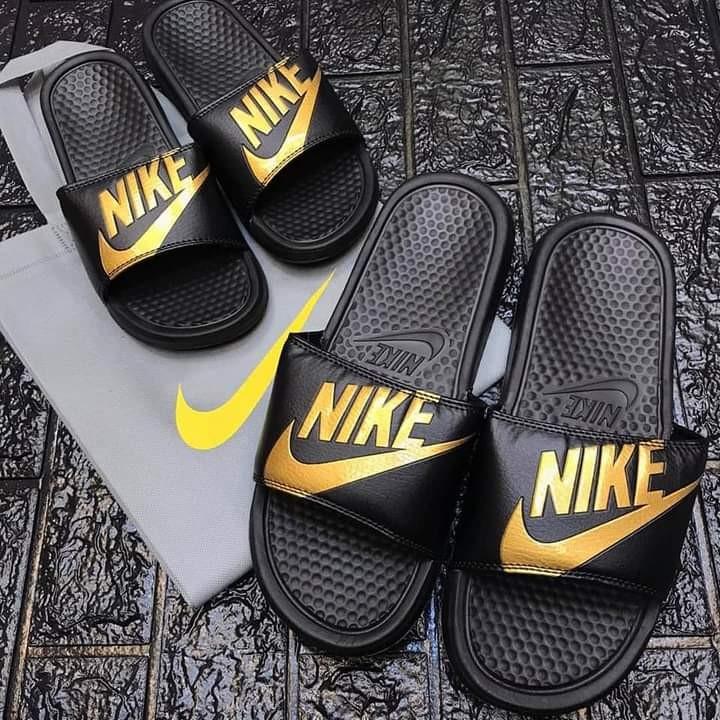 nike slippers couple