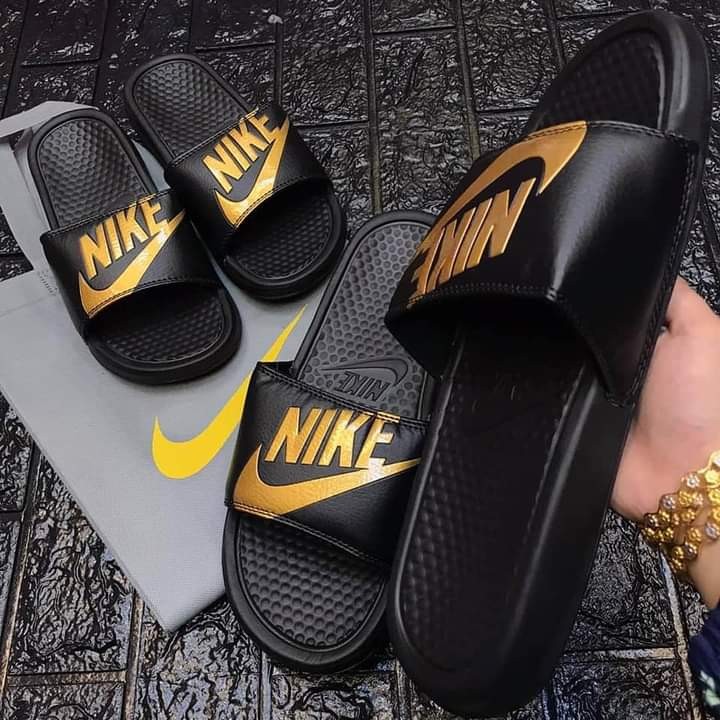 nike slippers couple