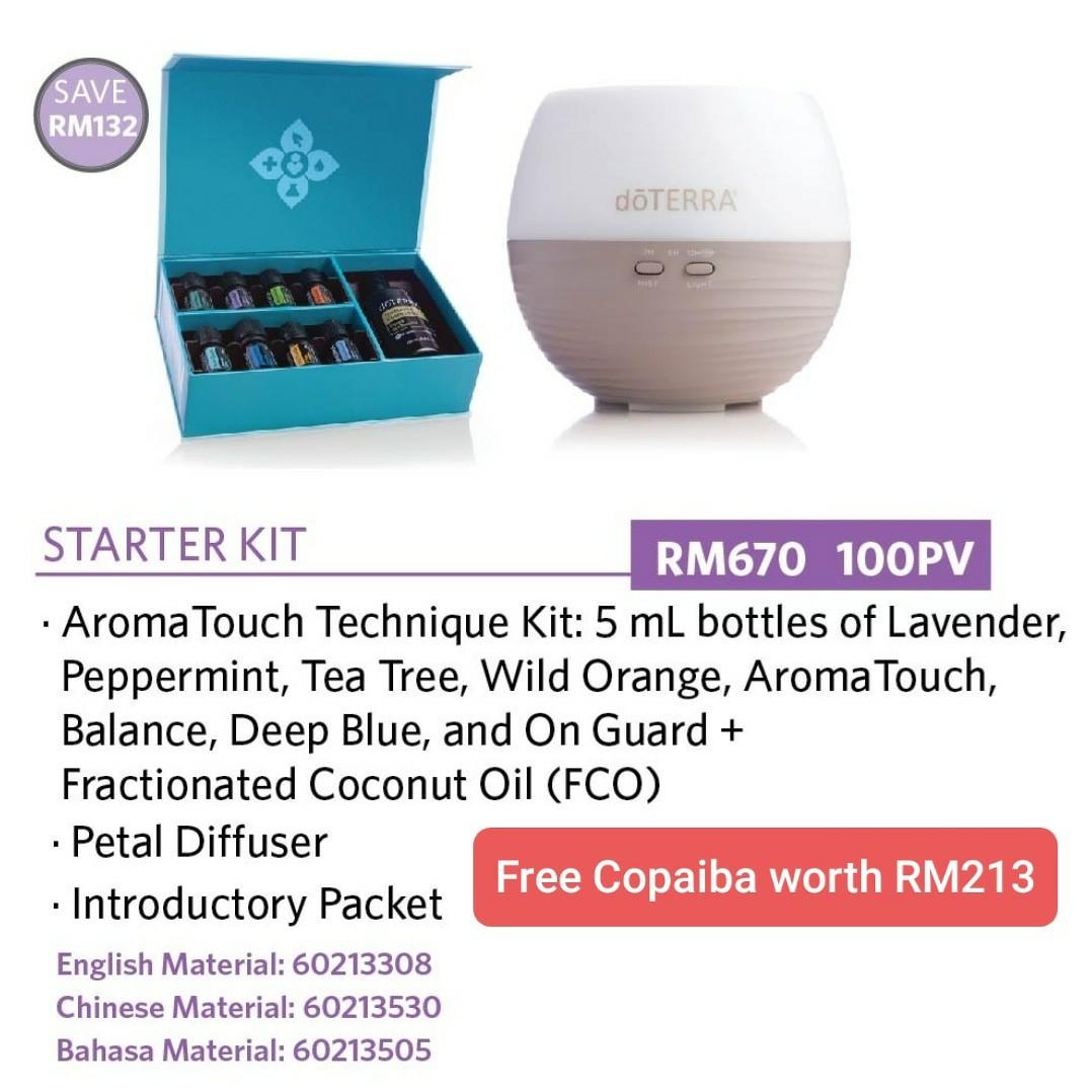 Doterra Starter Kit Health Beauty Skin Bath Body On Carousell