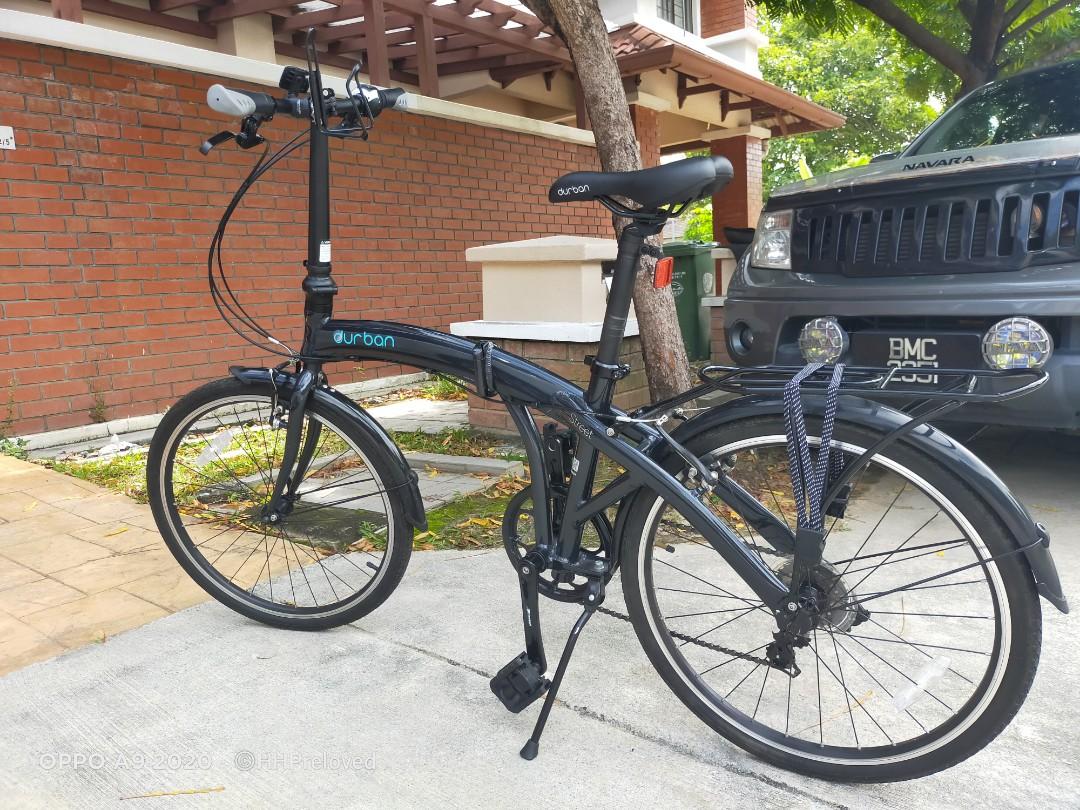 Durban street folding store bike