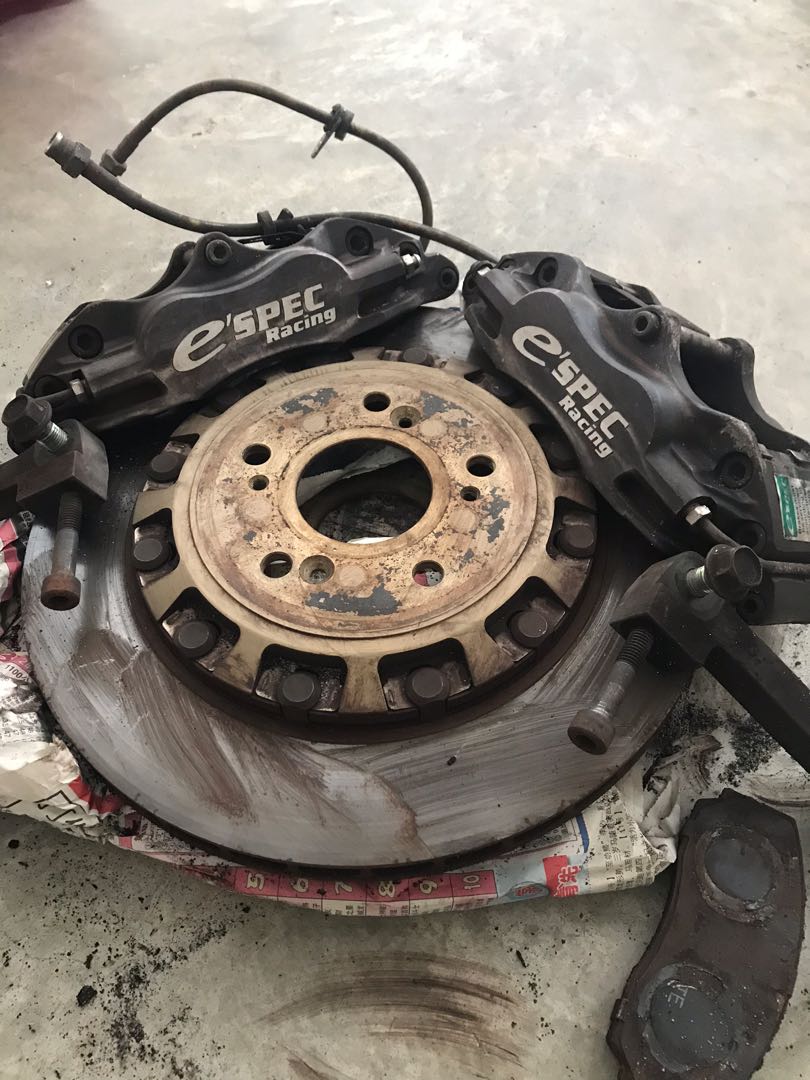 E’spec brake kit big 4 used, Car Accessories, Accessories on Carousell