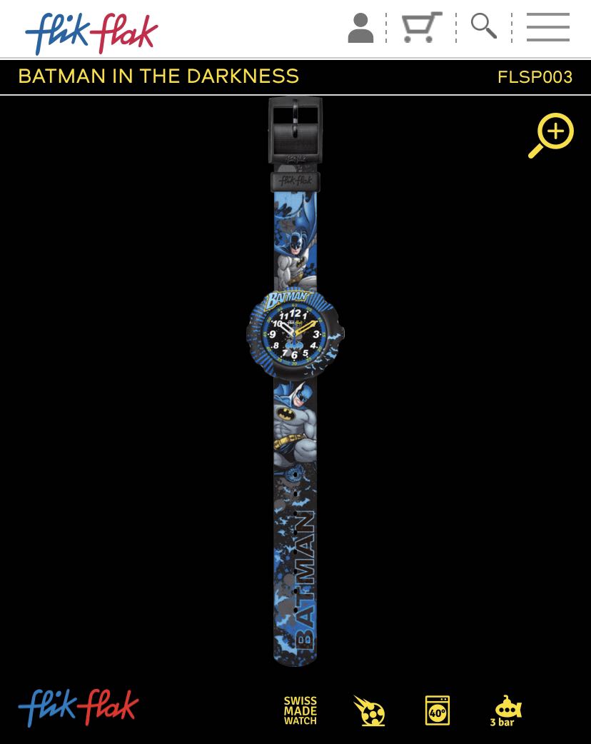 flik flak batman watch