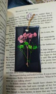 Flower and leaf bookmark