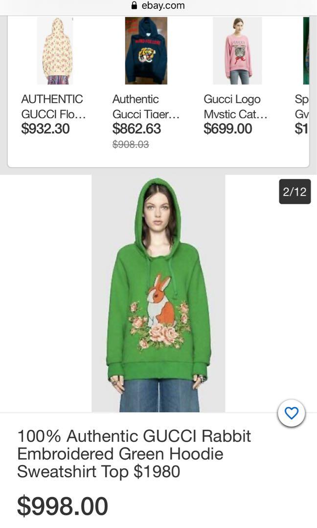 gucci rabbit hoodie