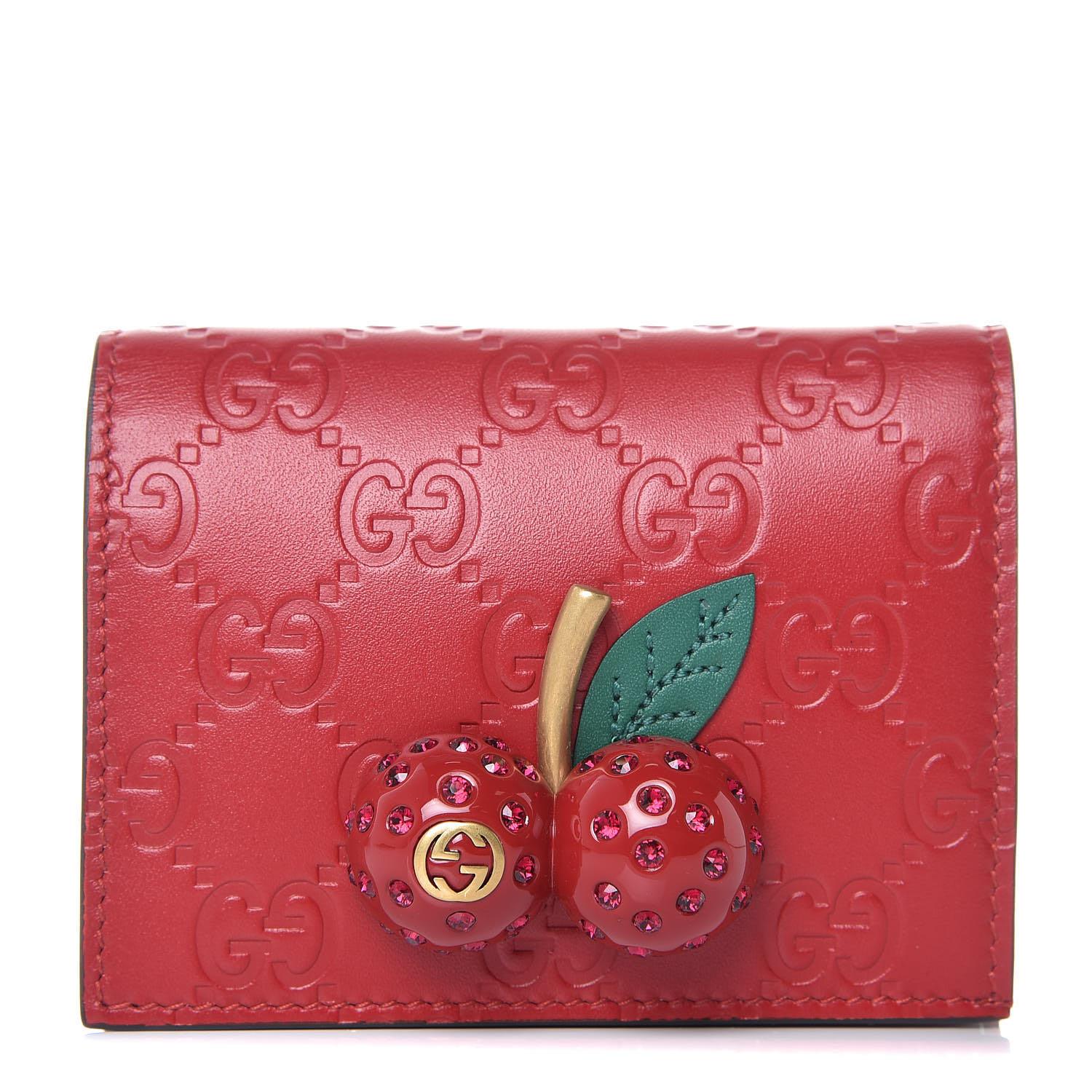 Gucci wallet cherry clearance