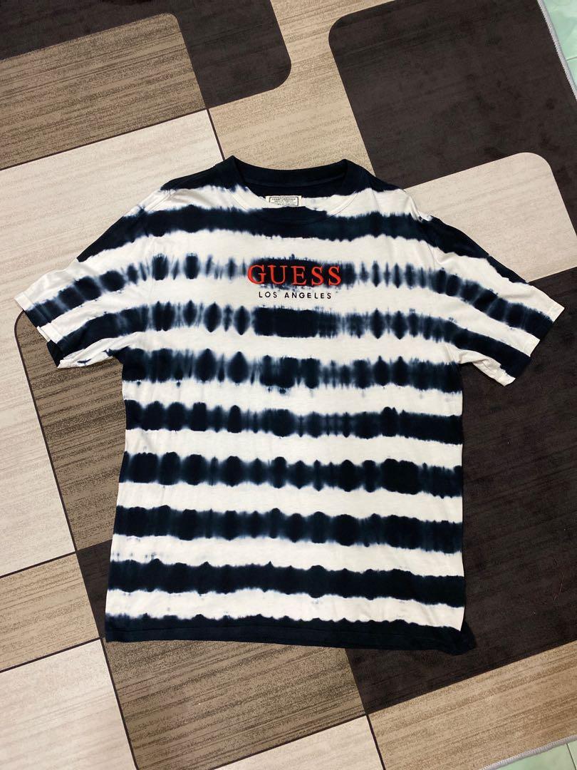 Guess tie dye stripe on sale tee