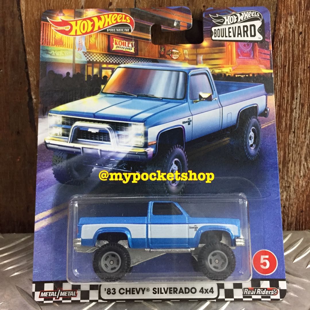 hot wheels 83 chevy silverado 4x4