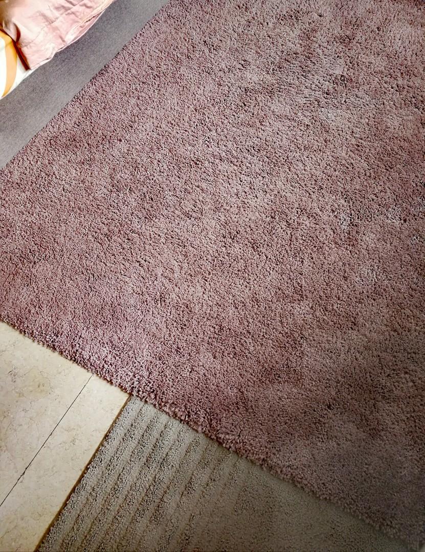 [SOLD OUT] Ikea ADUM High Pile Carpet, Furniture & Home Living, Home