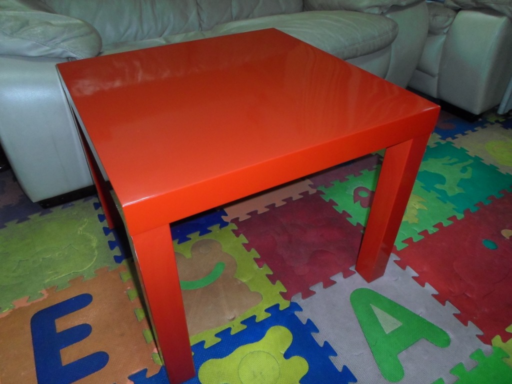 Ikea Lack Side Table Red 55x55 Cm Furniture Tables Chairs On Carousell
