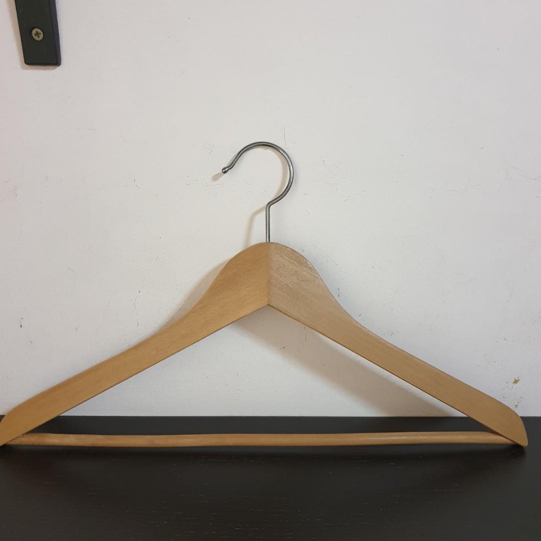Ikea Wooden Hangers 1 For 1 43 X 25 Cm Home Appliances Cleaning Laundry On Carousell