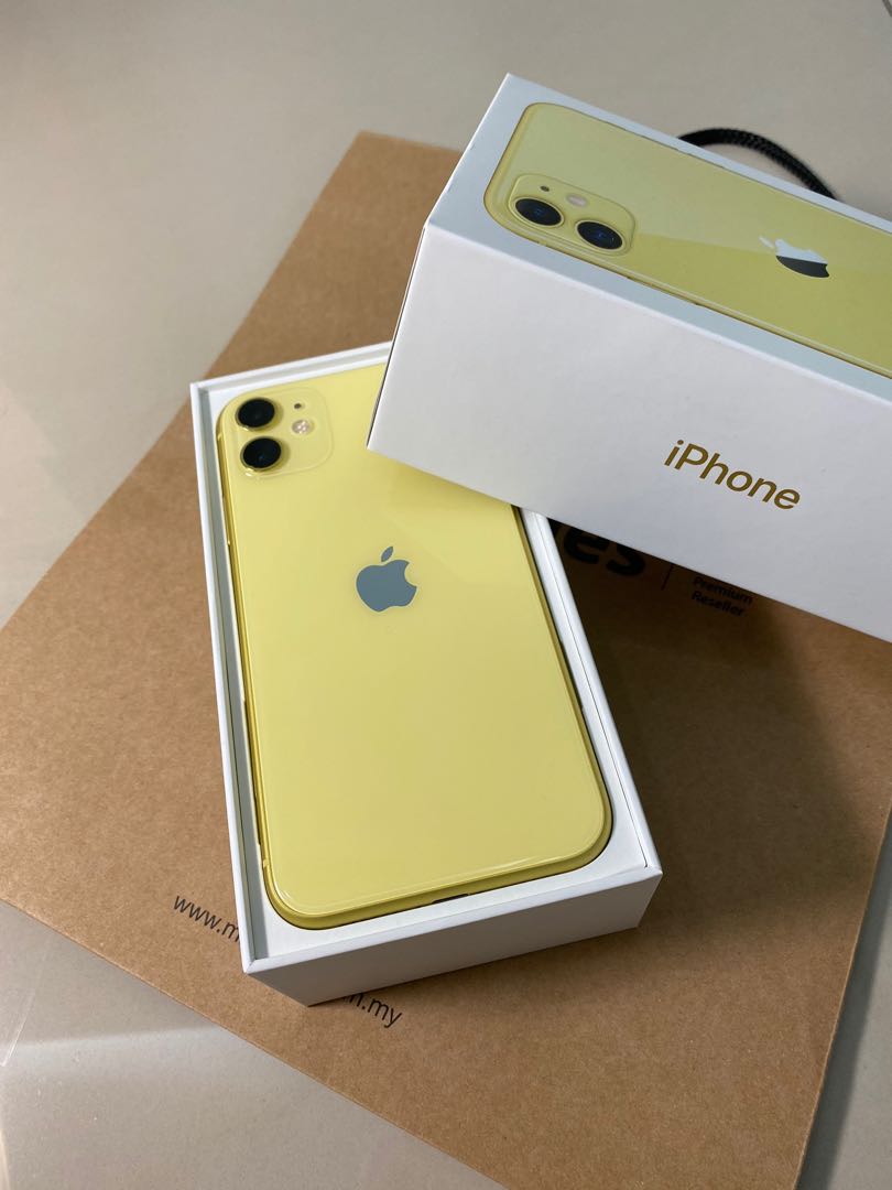 Iphone 11 64gb Yellow Mobile Phones Tablets Iphone Iphone 11 Series On Carousell