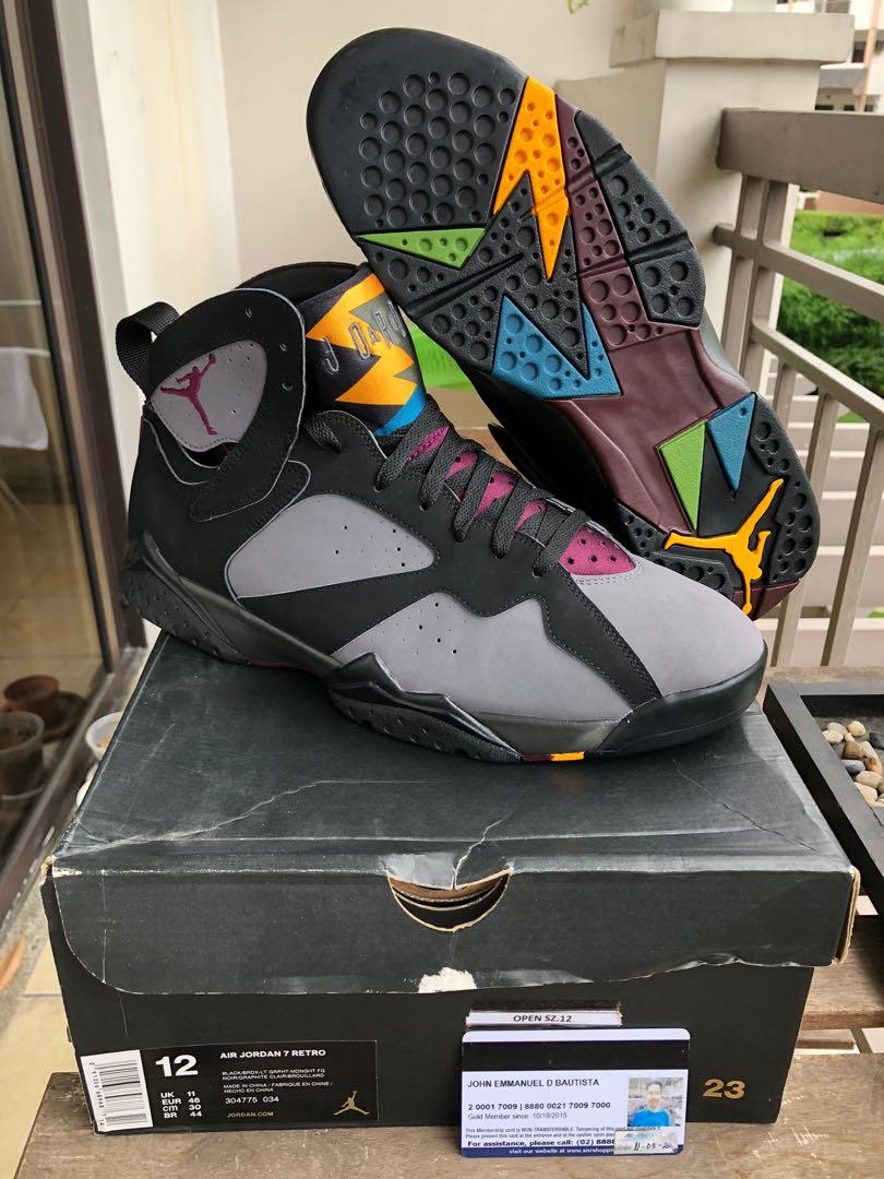 jordan bordeaux 7 mens