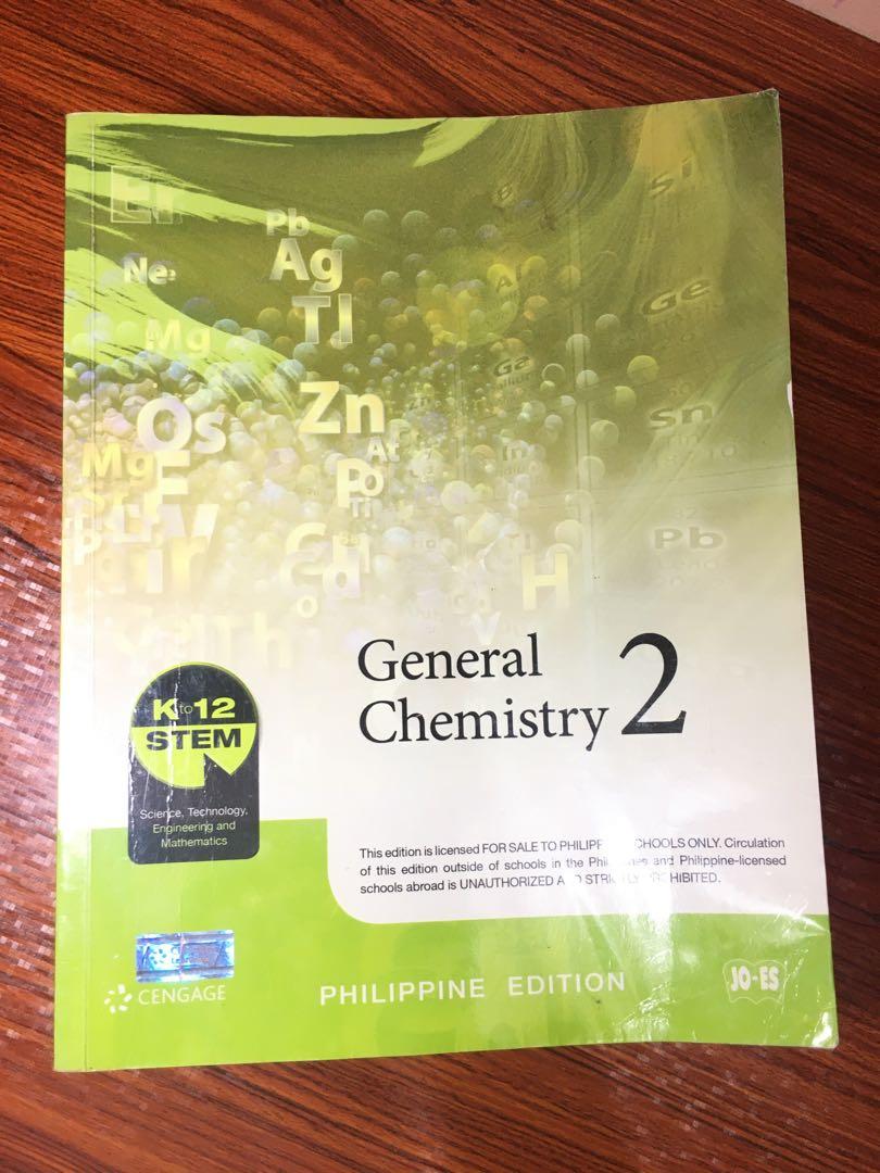 SHS K-12 CENGAGE Learning books (Category: Textbooks) located in Pasay City. Submitted by tita.finds (Listing ID 1025314675, Image 2). Description: Used but not abused. In good condition with plastic covers as well. General Chemistry 2 - 350 Precalculus - SOLD ‼️ General Mathematics - SOLD ‼️ Statistics and Probability - SOLD ‼️ .