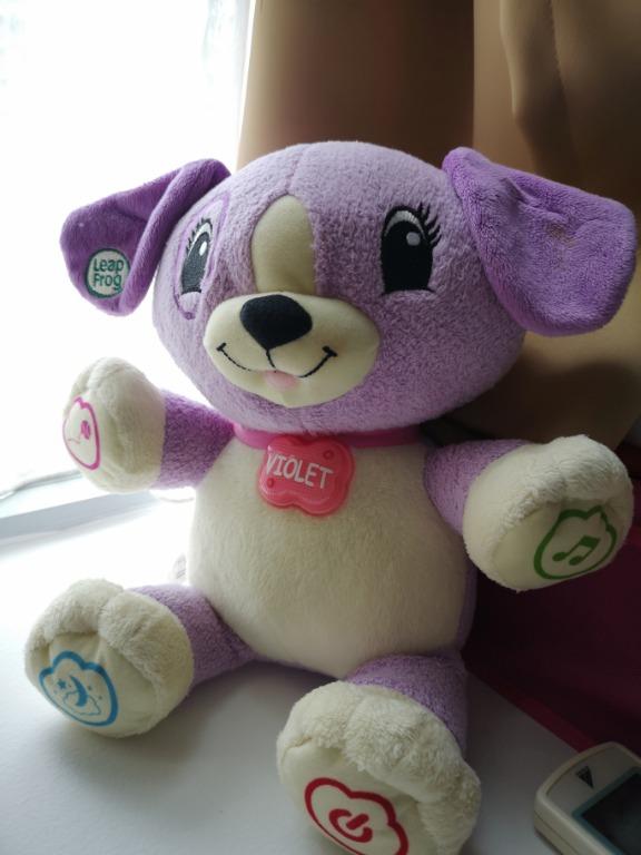 leapfrog teddy bear violet