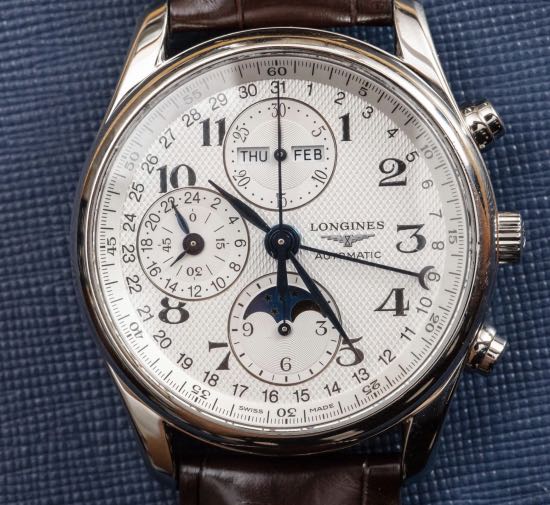 Longines master on sale collection moonphase chronograph