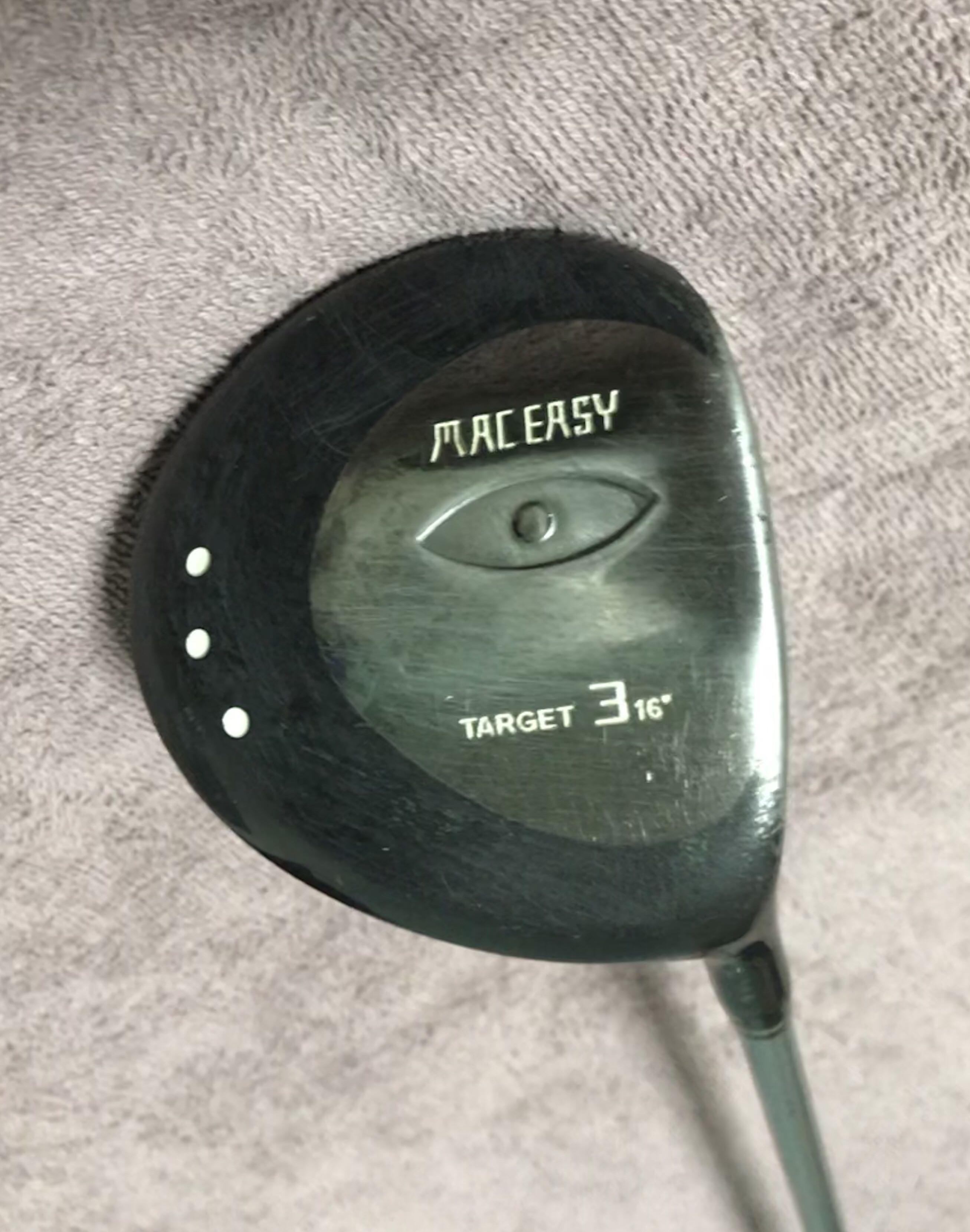 MacEasy Target 21º 5 Wood Regular Graphite Shaft MacEasy Grip MacEasy Target 21º 5 Wood Regular Graphite Shaft MacEasy Grip