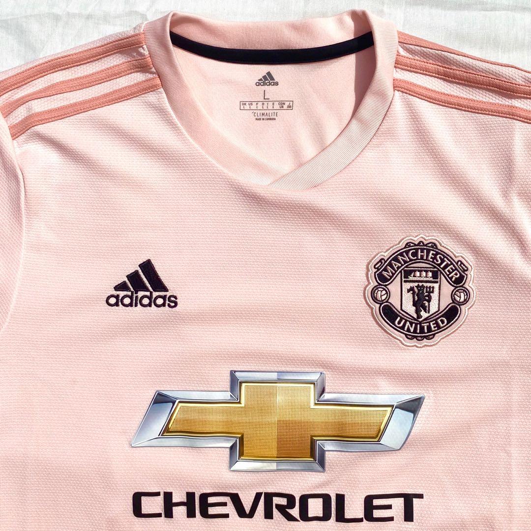 Manchester united peach jersey top