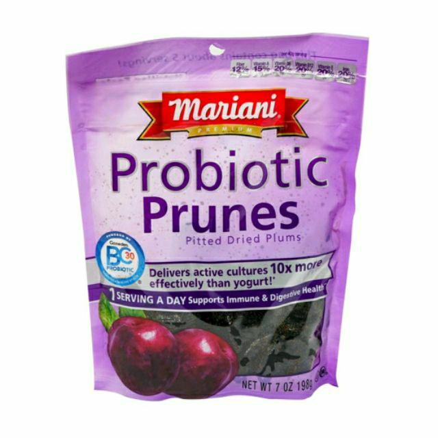 Mariani Probiotics (Category: Vitamins & Supplements) located in Pasay City. Submitted by cathrick_online_shop (Listing ID 1025311602, Image 1). Description: KEY NUTRITIONAL BENEFITS: Just one serving of Mariani Probiotic Prunes per day delivers active cultures 10x more effectively than yogurt! Perfect Partners: Mariani Dried Prunes and GanedenBC30! Probiotic Cultures (Supports immune health) Dietary Fiber (Supports digestive health) Antioxidant 