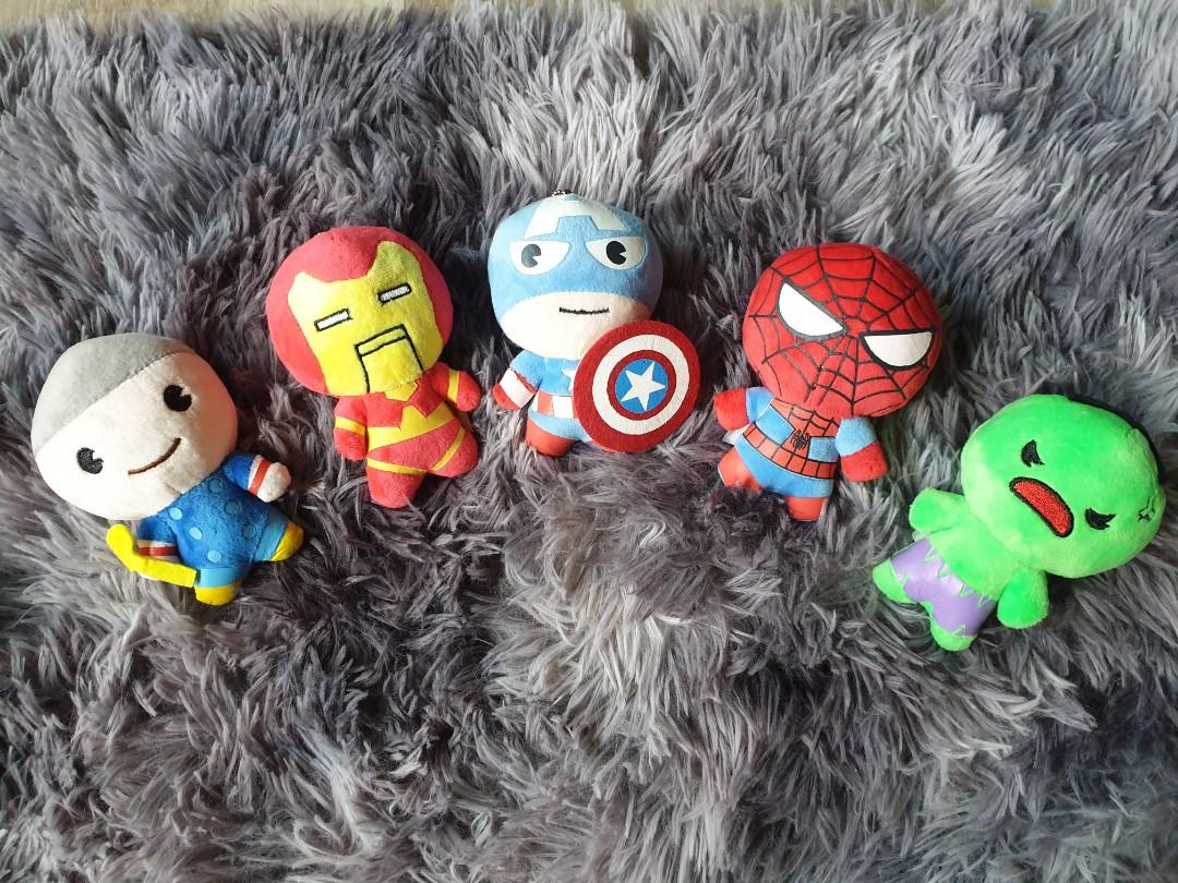 marvel plush set