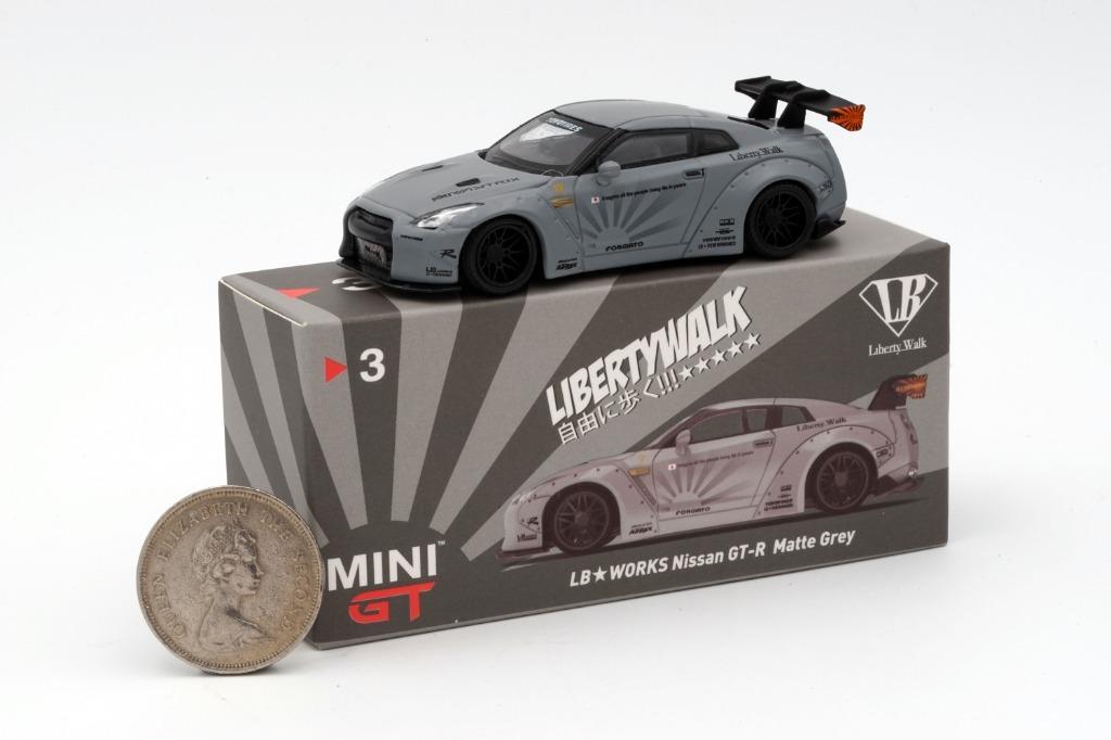 送料無料 非冷凍品同梱不可 MINI GT 1/64 LB R35 GT-R 世界限定5000台