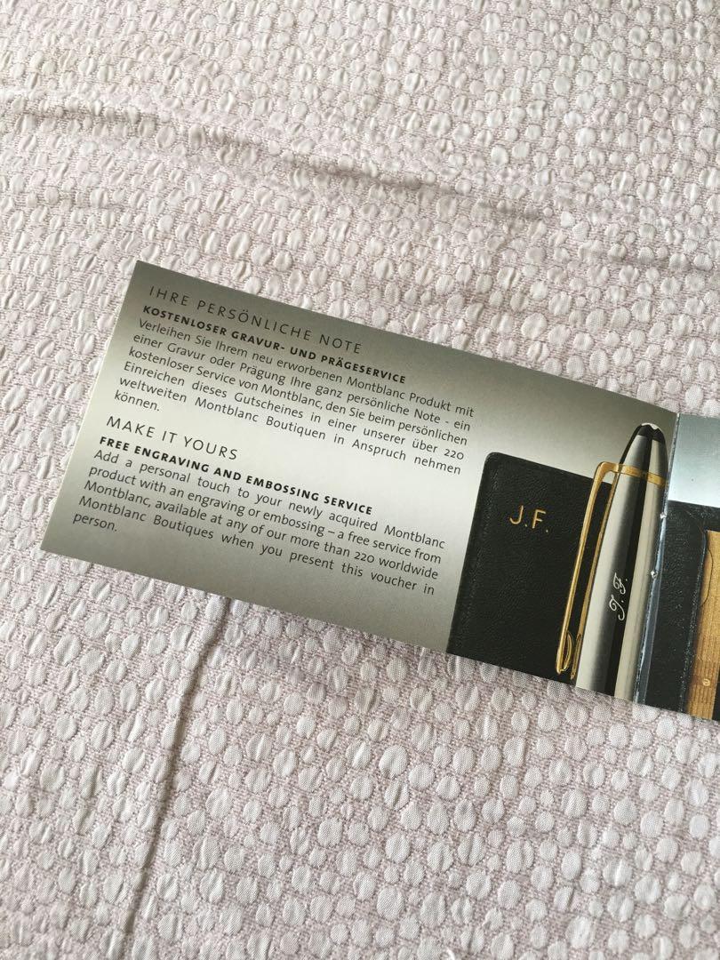 Montblanc voucher sale