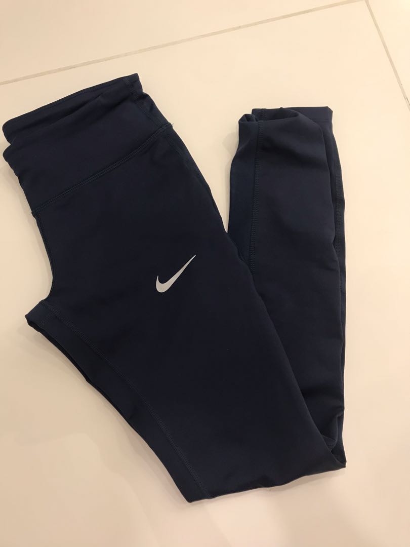 navy blue nike leggings